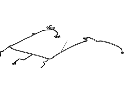 GM 10304098 Harness Assembly, Quarter Courtesy & Reading Lamp Wiring