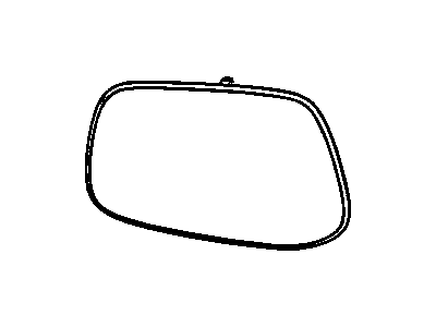 GM 20760598 Mirror, Outside Rear View (Reflector Glass & Backing Plate)