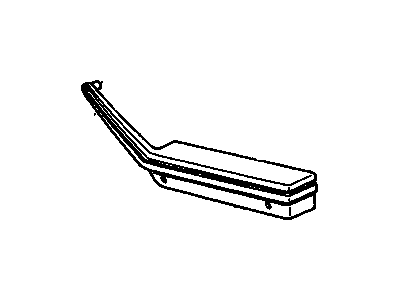 GM 20452452 Armrest Asm Front Door *Black