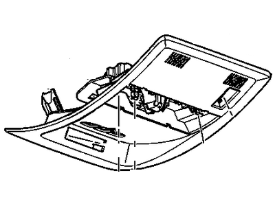 GM Genuine Parts Front End Upper Center Tie Bar | 25974358