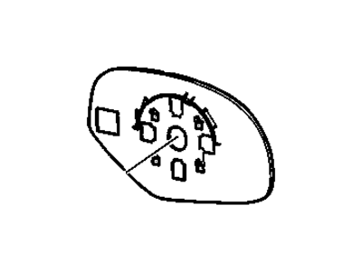 2010 Cadillac Escalade Side View Mirrors - 25840169