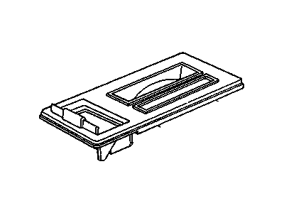 GM 14069471 Plate Assembly, Front Floor Console Trans Shift (Less Indicator)