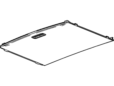 GM 22862904 Sunshade Assembly, Sun Roof *Titanium