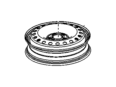 GM 19257300 Wheel,Pkg *Install .25