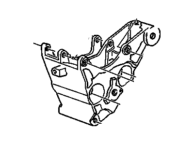 1999 Chevrolet Suburban Alternator Bracket - 10237279