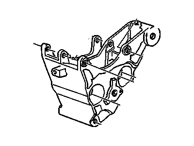 1998 Chevrolet K3500 Alternator Bracket - 10237279