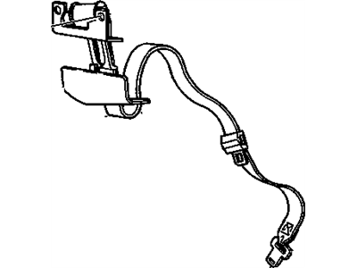 GM 12549721 Belt Kit,Rear Seat