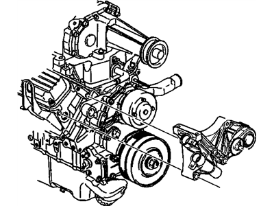 GM 24508595 Tensioner Assembly, Drive Belt