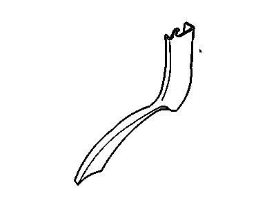 GM 22597608 Panel Assembly, Quarter Upper Trim Finish *Gray D 22597608 GM Panel Assembly, Quarter Upper Trim Finish *Gray D Illustration 1 of 1