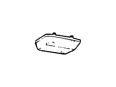 GM 1674099 Lens Dome *White Nyl