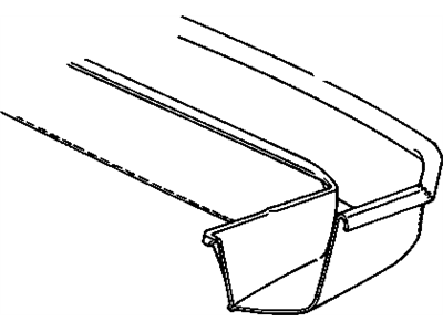 GM 12518392 COMPARTMENT, Folding Top Compartment