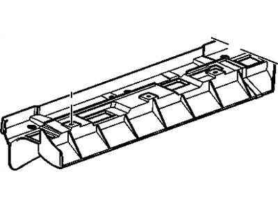 GM 15206750 Deflector, Radiator Air Lower