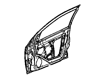 GM 25830153 Door Assembly, Front Side