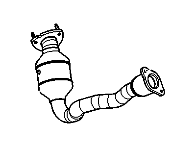 2007 Saturn Aura Catalytic Converter - 25808582