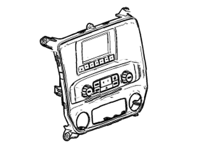 GM 23243927 Control Assembly, Amplitude Modulation/Frequency Modulation Stereo Radio