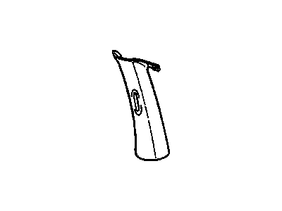 GM 96058923 Molding, Back Pillar,Rh