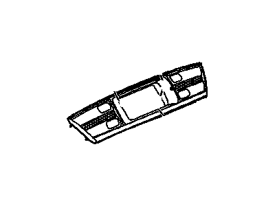 GM 25760763 Lamp Assembly, Back Up (W/ Rear License Plate Pocket)