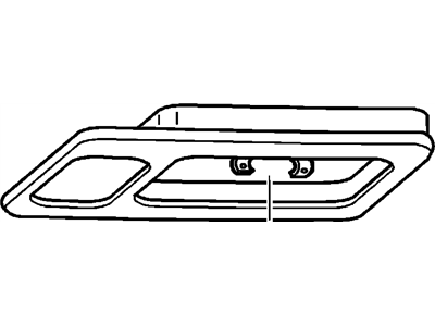 GM 5975597 Lamp Assembly, Roof Rail Courtesy & Reading