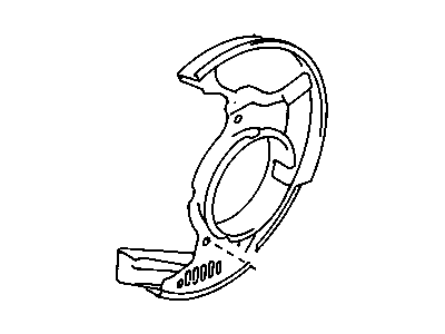 GM 94854546 SHIELD, Brake Flange Plate