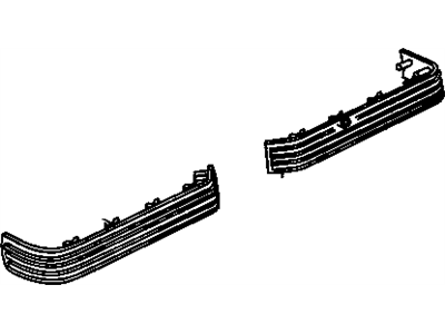 GM 15607519 Strip, Rear Bumper Rubber