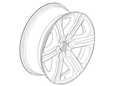 GM 20939931 Wheel Rim, 22X9.0 Aluminum 31Mm O/S 139.7X6Xm14 B N