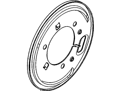 GM 10434256 Shield Assembly, Front Brake