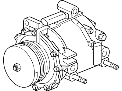 2001 Cadillac Deville A/C Compressor - 19258826