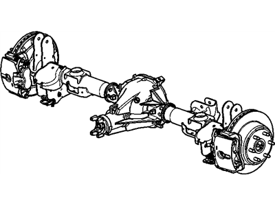 GM 15843232 Axle Assembly, Rear (3.42 Ratio)