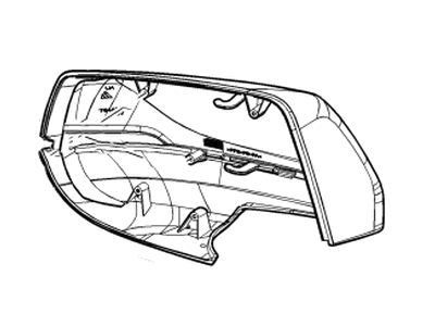 GM 22839657 Cover, Outside Rear View Mirror Housing