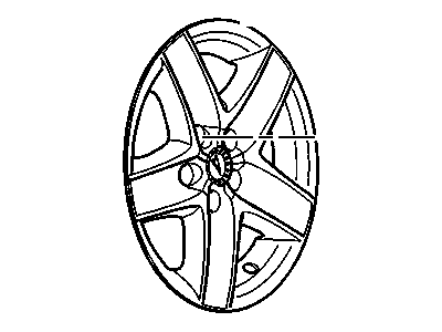 GM 9596133 Wheel TRIM COVER Assembly 16" (Pontiac)