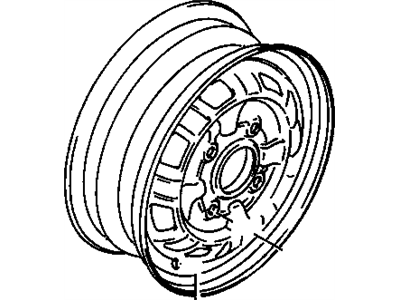 GM 96060539 Wheel