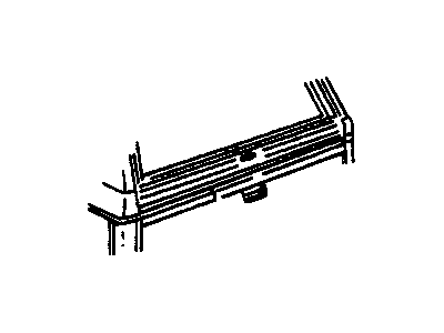 GM 15964037 STRIPE, End Gate and Rear Door Decoration