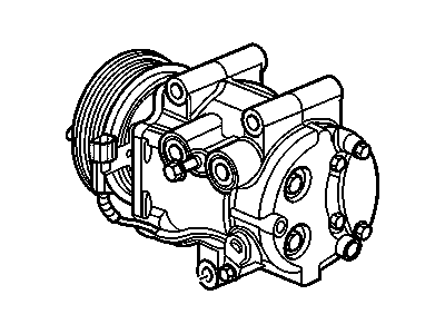 GM 19259840 Air Conditioning Compressor And Clutch Assembly