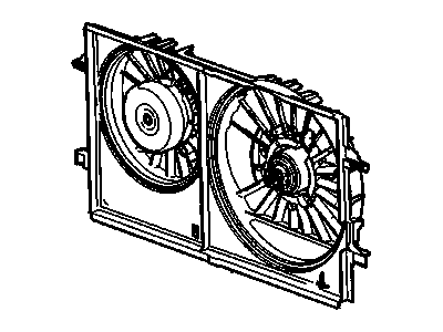Pontiac Radiator fan - 15788745