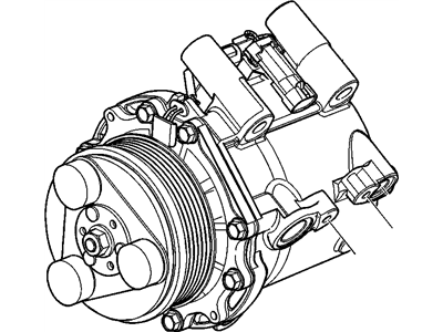 GM 19129939 Air Conditioner Compressor Assembly