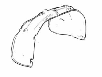 2022 Chevrolet Silverado Fender Splash Shield - 84695510