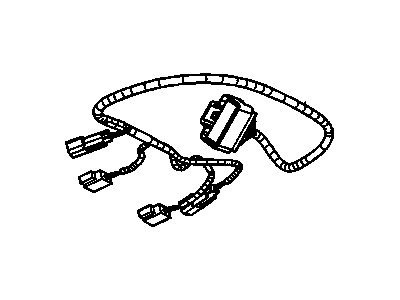 15122908 GM Harness Assembly, Roof Console Wiring Illustration 1 of 1