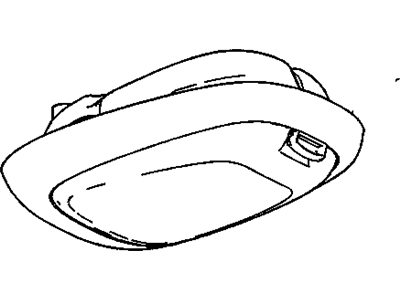 88937225 GM Console Asm,Roof Rear (Pewter) *Pewter Illustration 1 of 1
