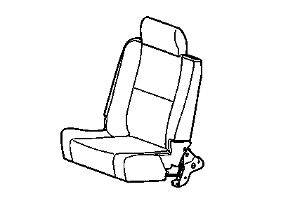 GM 15914717 Seat Assembly, Rear *Ebony