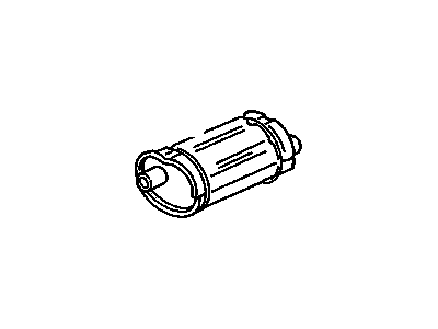 GM 15981225 Exhaust Muffler (W/Exhaust Pipe & Tail Pipe)
