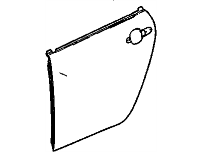 25813146 GM Rear Side Door Outer Panel Illustration 1 of 1