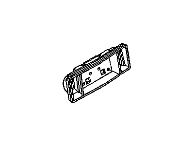 GM 16504018 Housing,Back Up Lamp