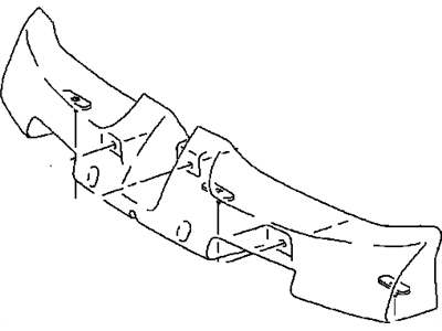 GM 21111451 Absorber,Front Bumper Fascia Energy