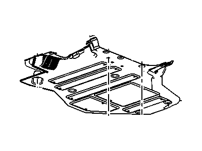 Buick Underbody Splash Shield - 23258346