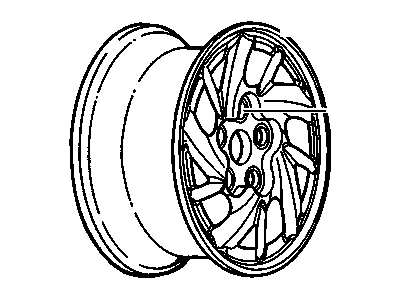 2003 Pontiac Grand Am Spare Wheel - 9595224