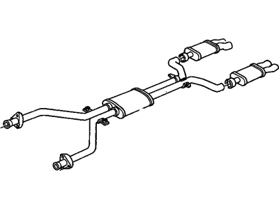 1995 Chevrolet Corvette Muffler - 10157909