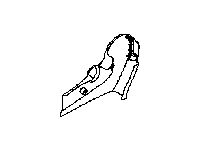 GM 96439559 Cover,Driver Seat Cushion Side Inner *Black