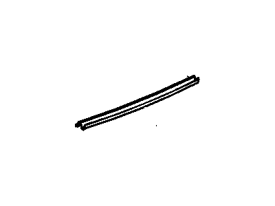 GM 25732991 Sealing Strip Assembly, Rear Side Door Window Outer