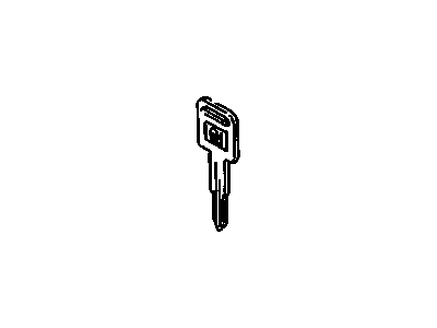 GM 96065465 Key, Blank