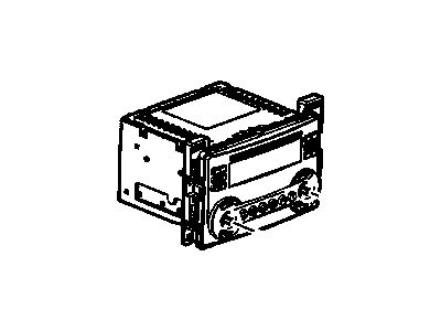 GM 15921647 Radio Assembly, Amplitude Modulation/Frequency Modulation Stereo & Clock & Audio Disc